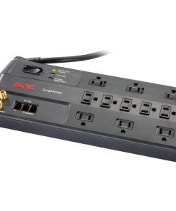 APC by Schneider Electric P11VT3 APC SurgeArrest Performance 11-Outlet Surge Suppressor, 8″™ Cord, Black 1011304369 1 1 2 APC P8VT3 Surge Strip