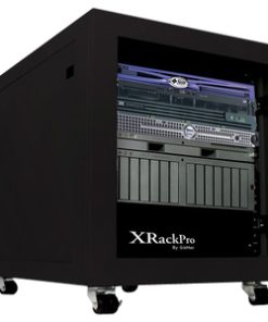 XrackPro XR-NRE2-US-BLK Noise Reduction Enclosure Rack Cabinet