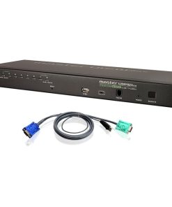ATEN CS1708AUKIT 8-Port Combo (USB-PS/2) KVMP with 8-USB Cables