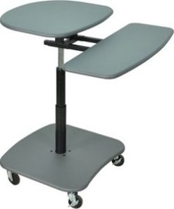 AmpliVox SN3395 – Multimedia Cart in Dark Gray Shelves