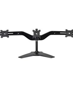 Amer Mounts AMR3S Stand Based Triple Monitor Mount for three 15″-24″ LCD/LED Flat Panel Screens
