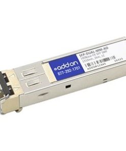 AddOn SFP-DUAL-MM-AO Alcatel-Lucent Nokia SFP-DUAL-MM Compatible TAA Compliant 100Base-FX SFP Transceiver (SMF, 1310nm, 2km, LC)
