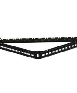 AddOn ADD-PPA-24PTKSC6A 19-inch Cat6A 24-Port Angled 1U Patch Panel with Removable tool-less Keystone Sections