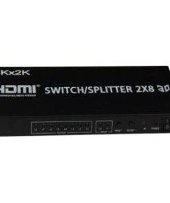 4XEM 4XHDMI2X84K 2×8 Port HDMI video switcher/splitter