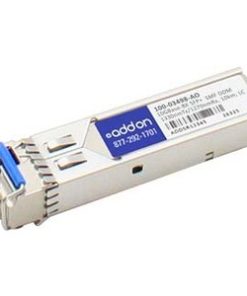 AddOn 100-03498-AO Calix 100-03498 Compatible TAA Compliant 10GBase-BX SFP+ Transceiver (SMF, 1270nmTx/1330nmRx, 10km, LC, DOM)