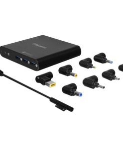 Aluratek ANPA04F Universal AC Adapter with Type-C and 3 Quick Charge 3.0 USB Ports