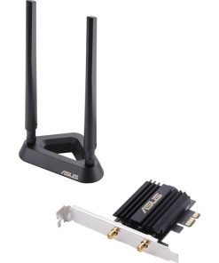 Asus PCE-AX58BT IEEE 802.11ax Bluetooth 5.0 – Wi-Fi/Bluetooth Combo Adapter for Desktop Computer