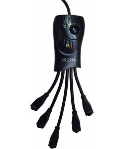 Accell D080B-051B Power Flexible Surge Protector and Power Conditioner – 1080 Joule, 3 ft / 0.9 m