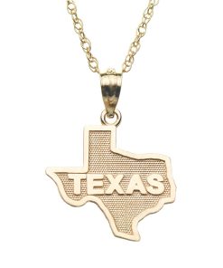 10k Gold "Texas" Pendant