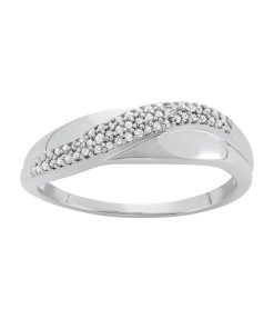 1/6 Carat T.W. Diamond 10k White Gold Ring