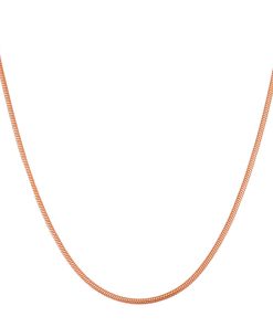 Jordan Blue 14k Gold Over Silver Snake Chain Necklace