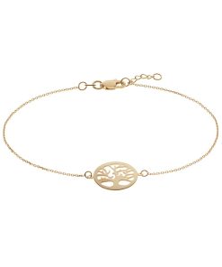 14k Gold Tree of Life Bracelet