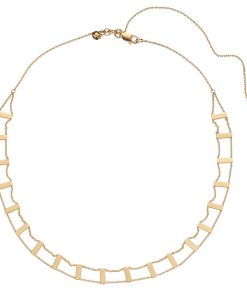 14k Gold Openwork Choker Necklace