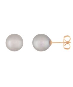 14k Gold 6 mm Freshwater Cultured Pearl Stud Earrings