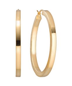 18k Gold-Over-Silver Hoop Earrings