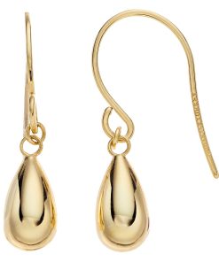 14k Gold Teardrop Earrings