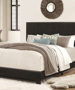 Archer Black Faux Leather Bed