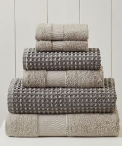 Amrapur Modern Threads Cobblestone 6-piece Bath Towel Set