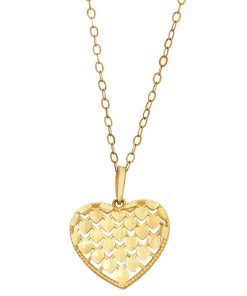 10k Gold Heart Pendant
