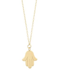 14k Gold Hamsa Necklace