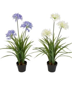 Artificial Agapanthus Plant 2-piece Set