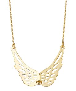10k Gold Angel Wings Necklace