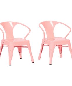 Acessentials Kids Metal Activity Chairs 2-Piece Set