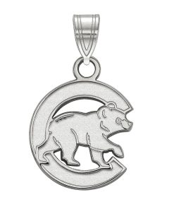 10k Gold LogoArt Chicago Cubs Small Walking Bear Pendant