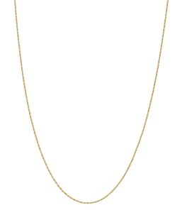 14k Gold Rope Chain Necklace