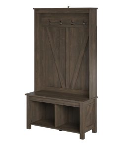 Ameriwood Home Farmington Entryway Hall Tree Bench
