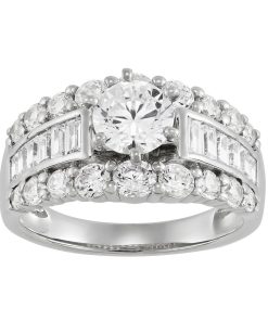 14k Gold Over Sterling Silver Triple Row Band Ring