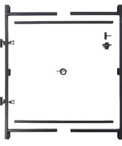 Adjust-A-Gate Steel Frame Gate Building Kit, 60"-96" Wide Opening Up To 6' High