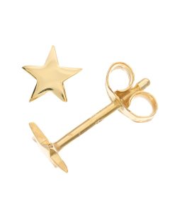 Au Naturale 10k Gold Star Stud Earrings
