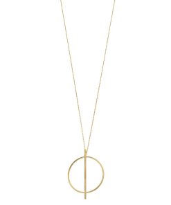 Au Naturale 10k Gold Geometric Pendant Necklace