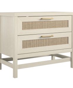 Ameriwood Home Lennon 2-Drawer Nightstand Table