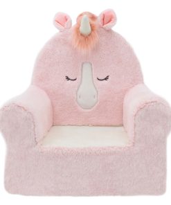 Animal Adventure Sweet Seat Pink Unicorn Plush Chair