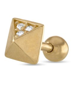 10k Gold Cubic Zirconia