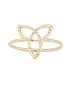 Au Naturale 14k Gold Celtic Knot Ring