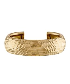 14k Gold Textured Adjustable Toe Ring